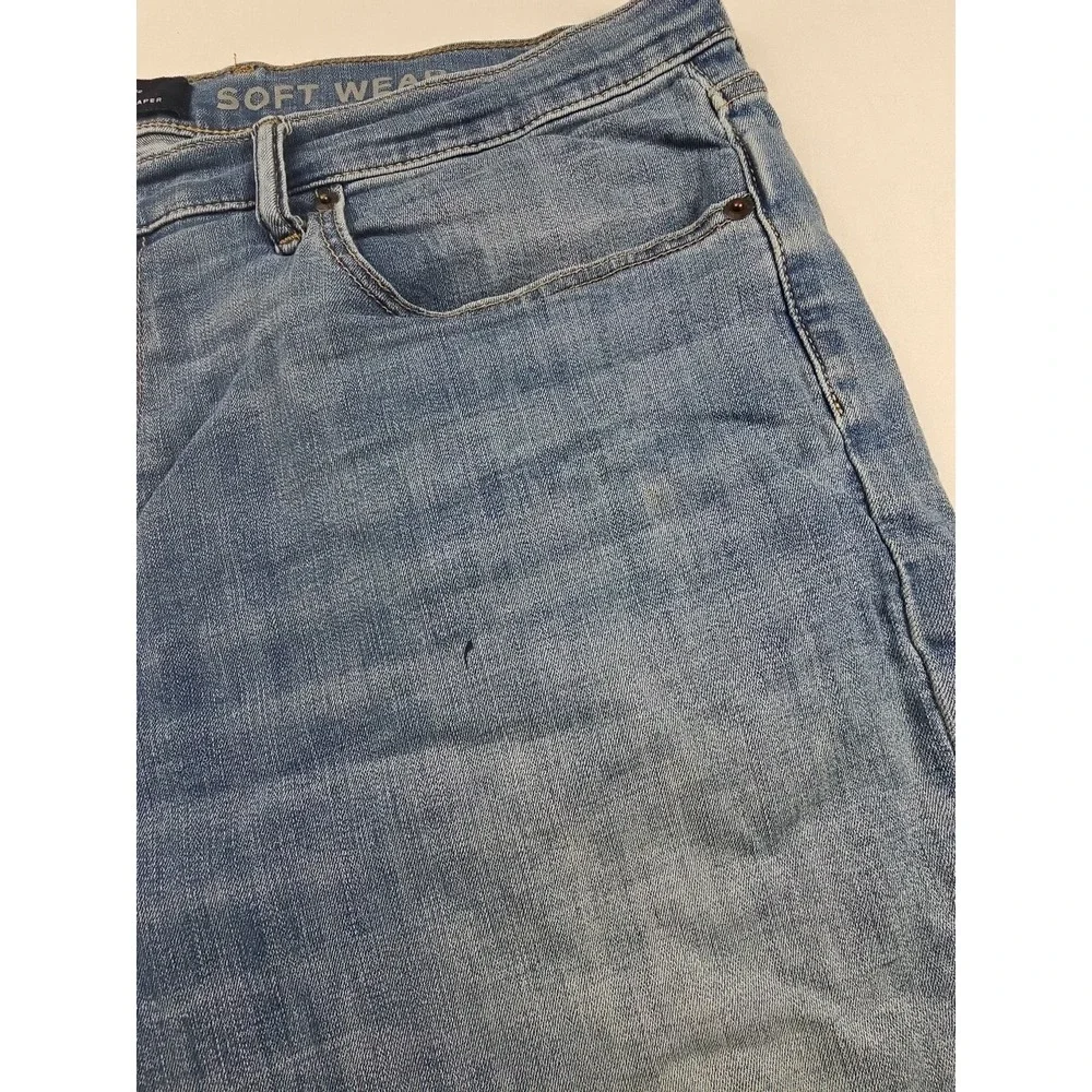 Men's‎ Gap Soft Wear Slim Taper Blue Jeans Size 40 X 32  Workwear Comfort